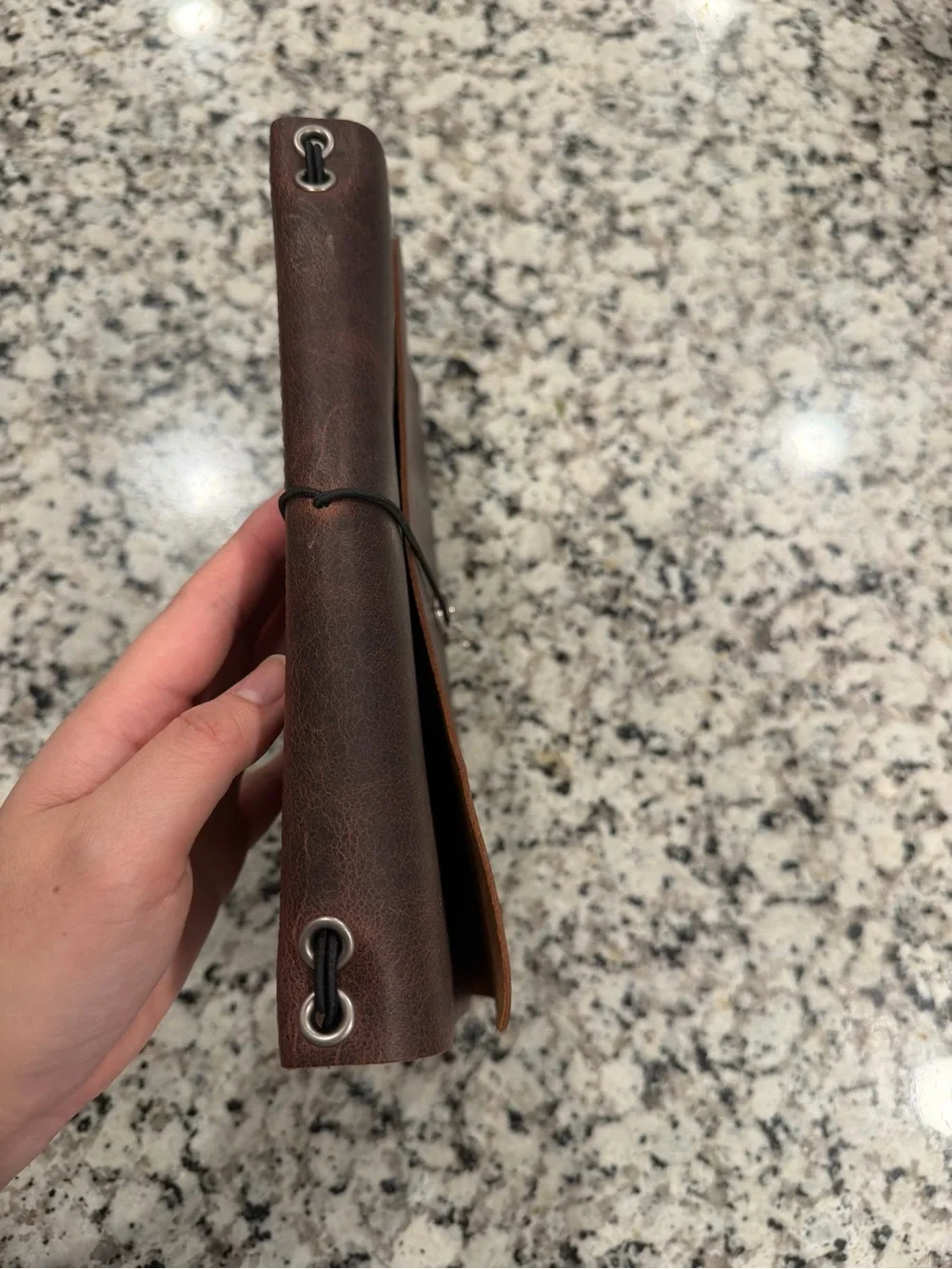 Handmade Brown Genuine Leather Traveler’s Journal Refillable Cover